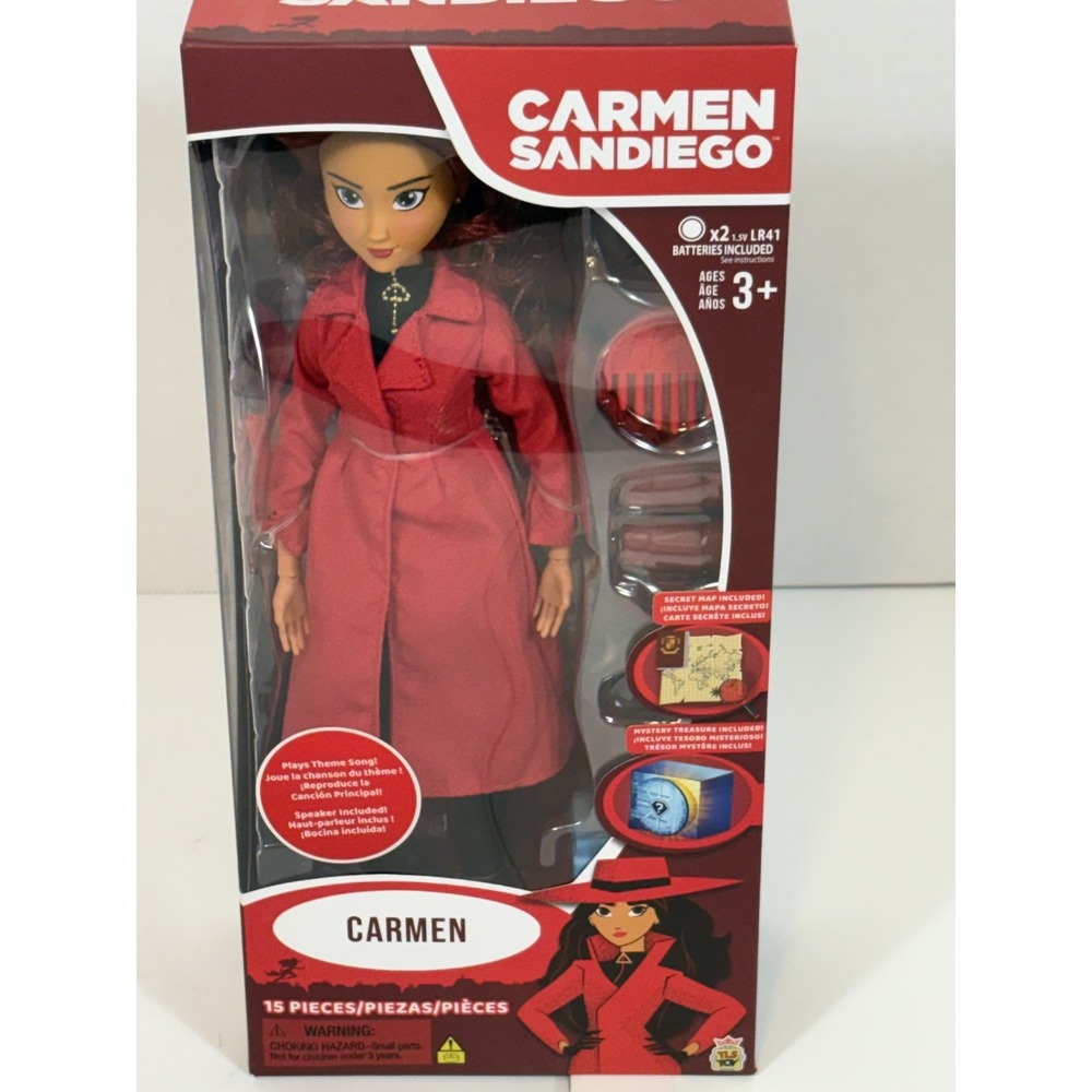 NEW - Loyal Subjects Carmen Sandiego Classic 12" Fashion Doll Children Ages 3